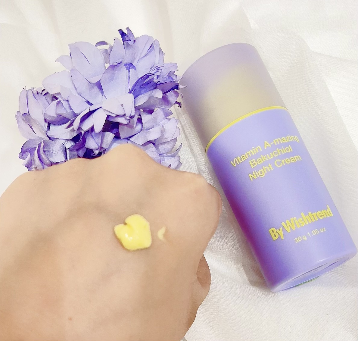 ビタミンA-mazingバクチオールナイトクリーム/By Wishtrend/フェイスクリームを使ったクチコミ（2枚目）