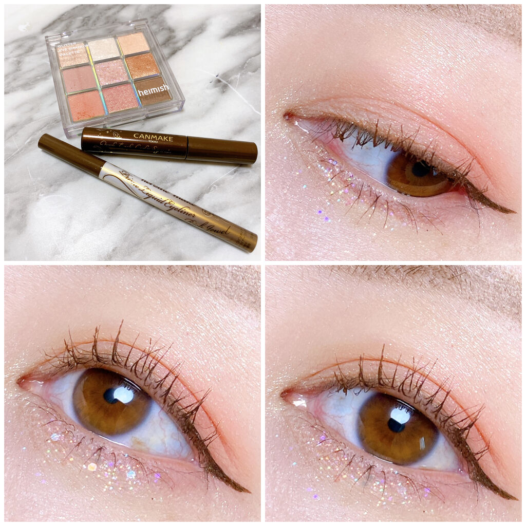 プライムリキッドアイライナー リッチジュエル/ヒロインメイク/リキッドアイライナーを使ったクチコミ（3枚目）