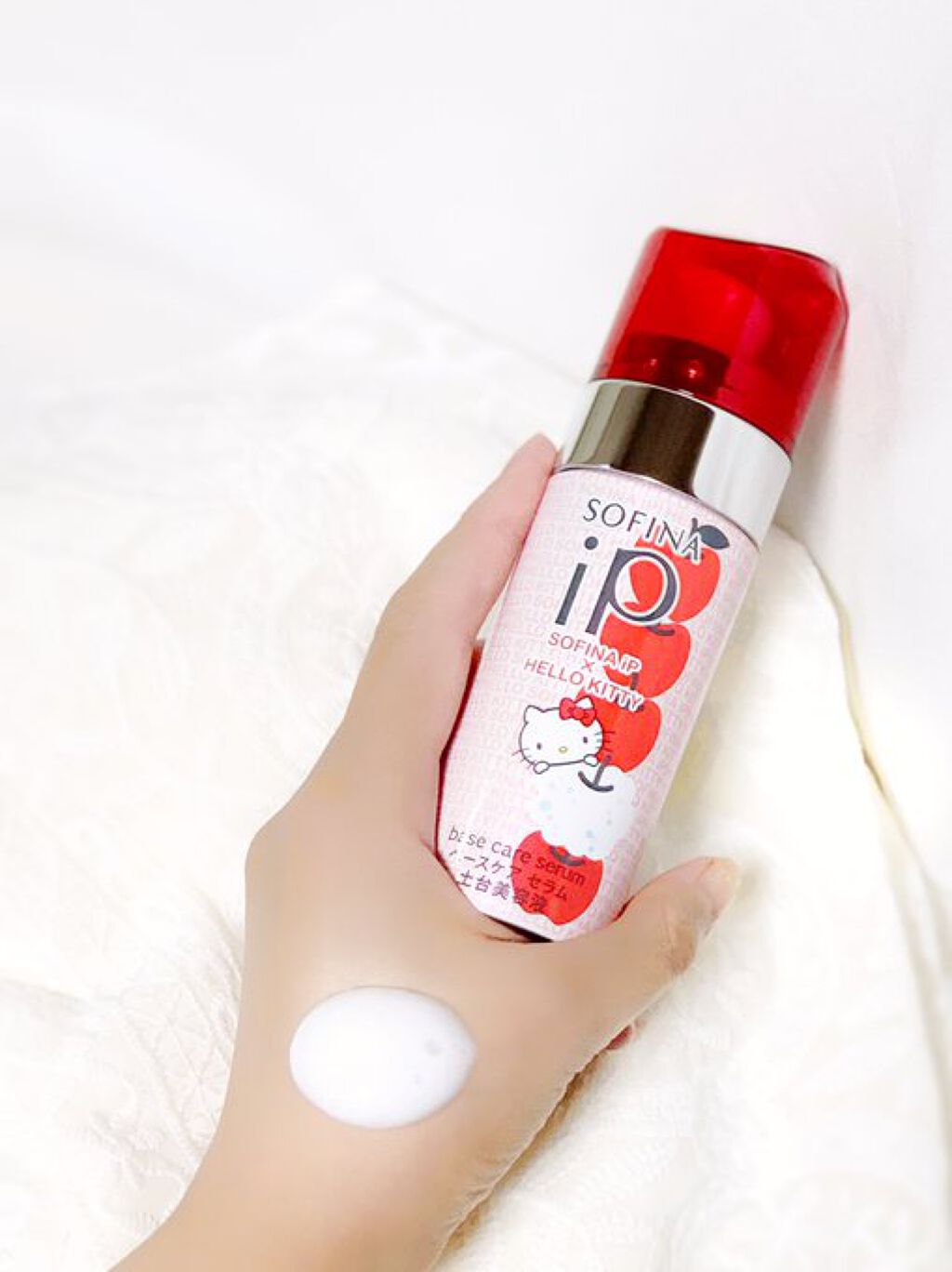 ベースケア セラム<土台美容液>ハローキティコラボ限定デザイン/SOFINA iP/美容液を使ったクチコミ(2枚目)