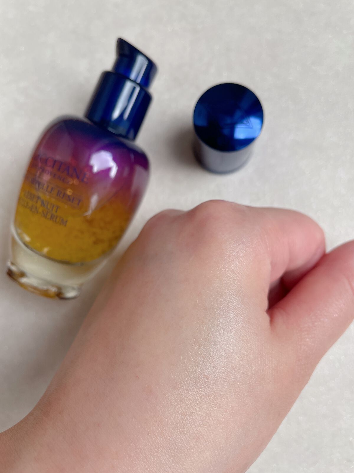 イモーテル オーバーナイトリセットセラム/L'OCCITANE/美容液を使ったクチコミ(5枚目)