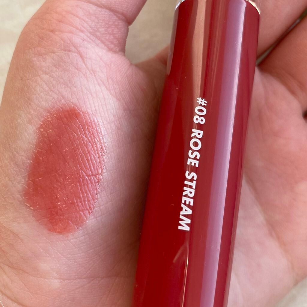 ジューシーラスティングティント/rom&nd/リップティントを使ったクチコミ(7枚目)