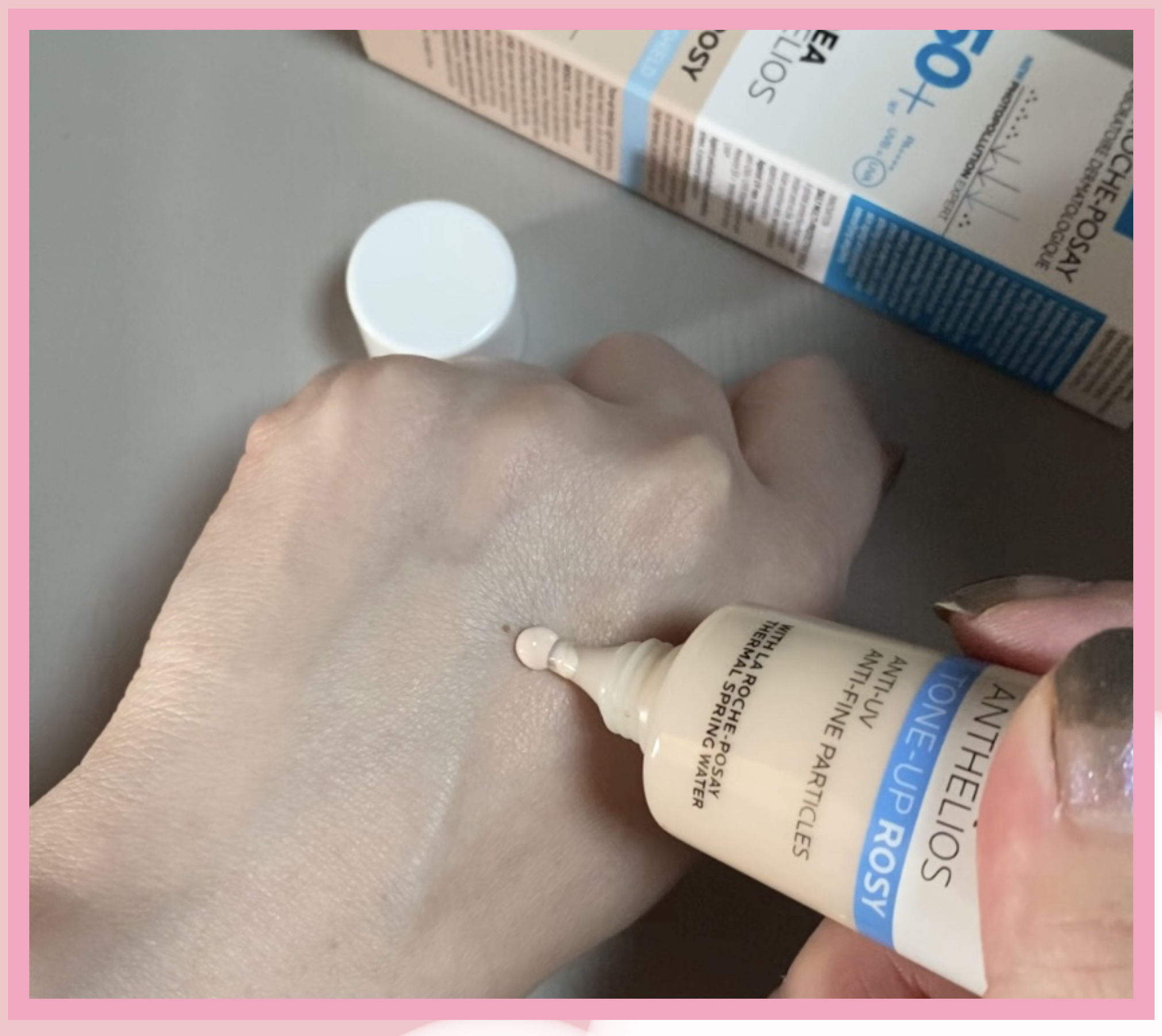 UVイデア XL プロテクショントーンアップ ローズ/ラ ロッシュ ポゼ/日焼け止めクリームを使ったクチコミ（3枚目）