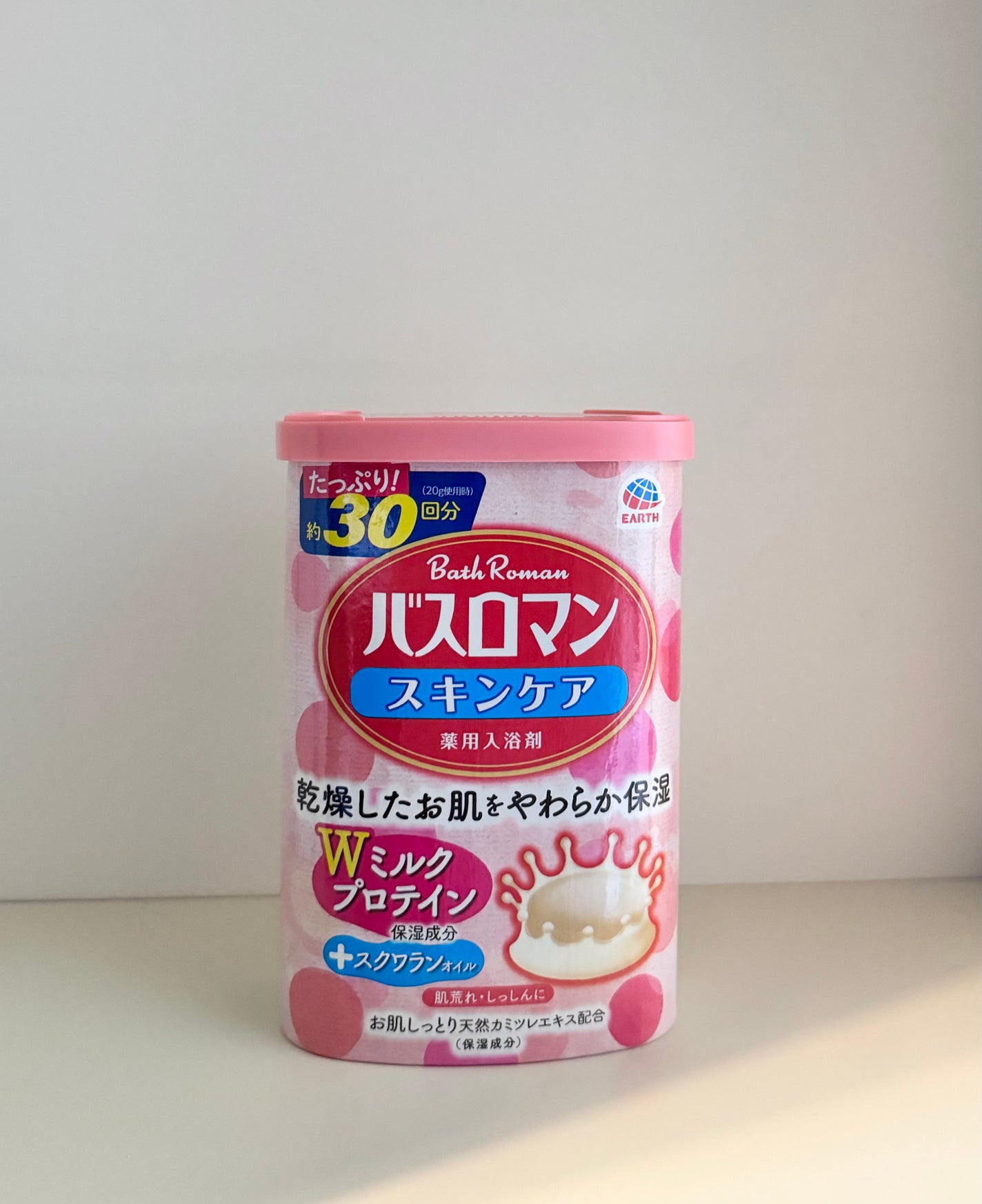 バスロマン スキンケア Wミルクプロテイン/バスロマン/保湿系入浴剤を使ったクチコミ(1枚目)