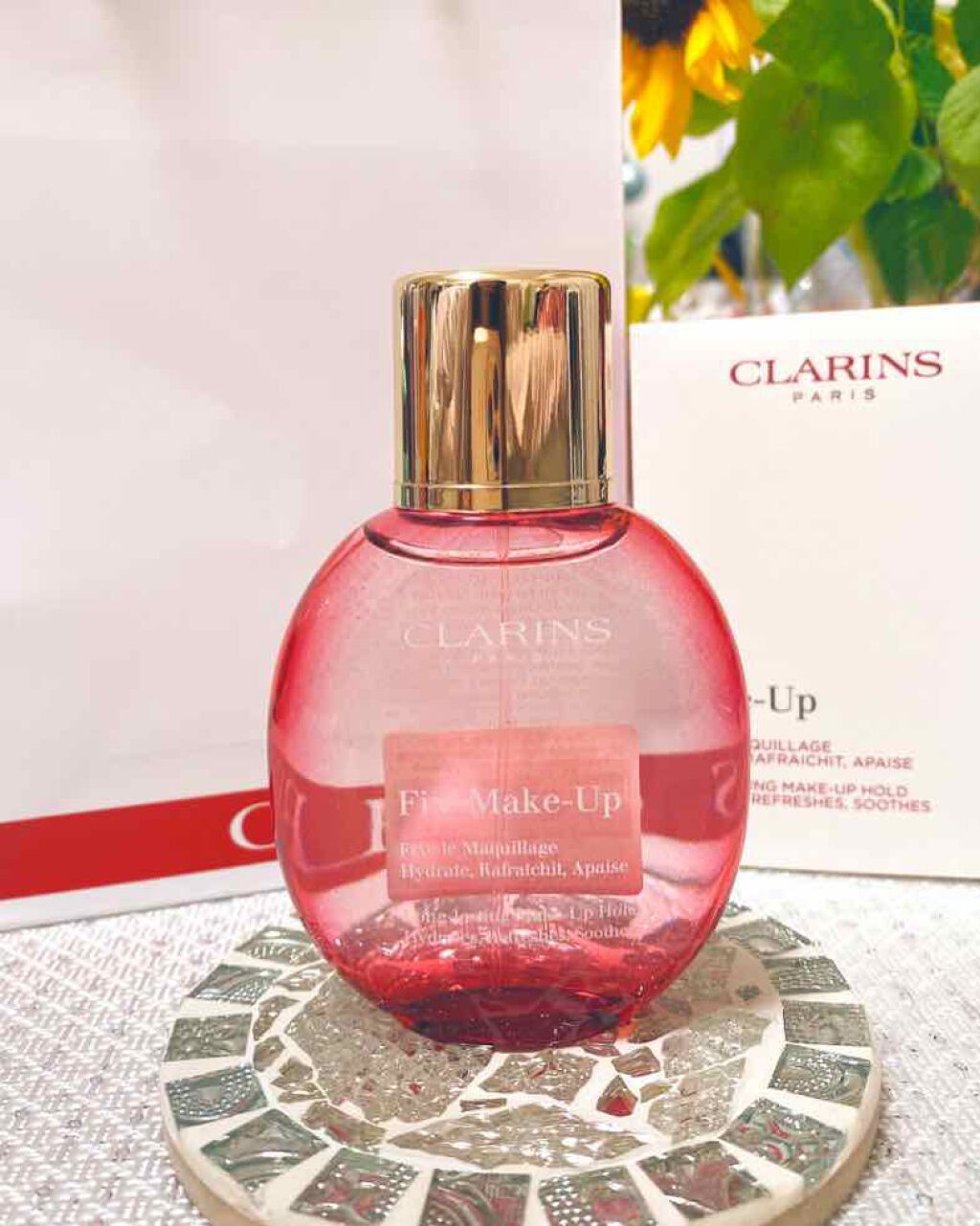 フィックス メイクアップ/CLARINS/ミスト状化粧水を使ったクチコミ(1枚目)