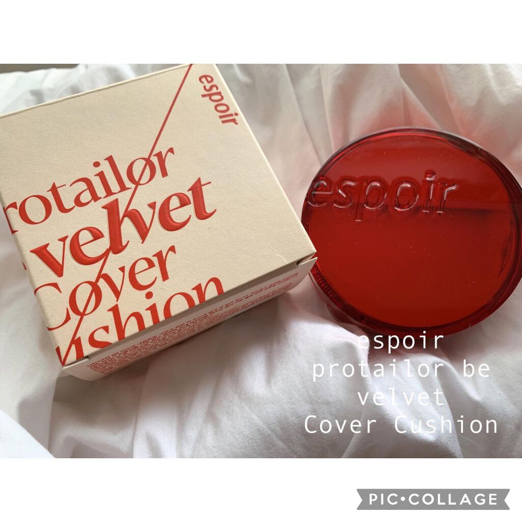 プロテーラービーベルベットカバークッション/espoir/クッションファンデーションを使ったクチコミ（1枚目）