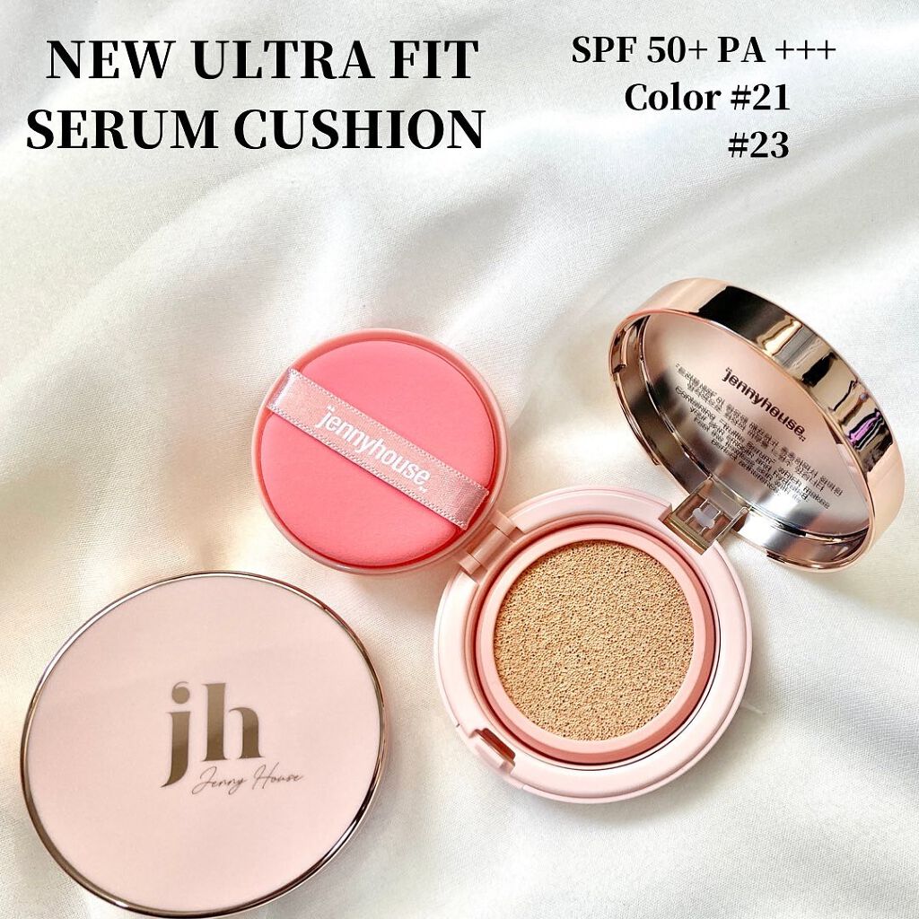 ウルトラフィットセラムクッション/jenny house/クッションファンデーションを使ったクチコミ（2枚目）