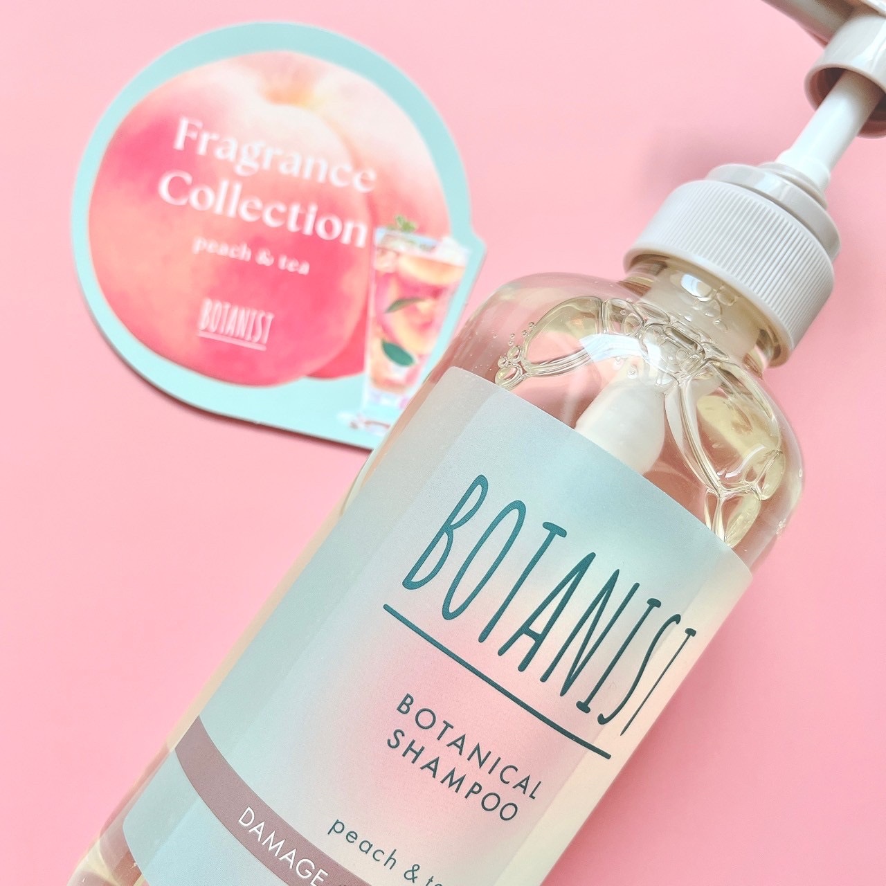 ボタニカルシャンプー・トリートメント アイスピーチティーの香り ダメージケア トリートメント（460g）/BOTANIST/市販シャンプーを使ったクチコミ（3枚目）