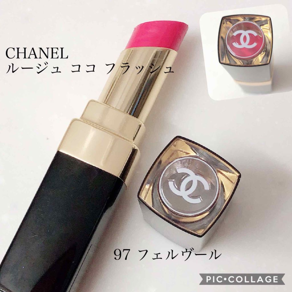 ルージュ ココ フラッシュ 97 フェルヴール/CHANEL/口紅を使ったクチコミ（1枚目）