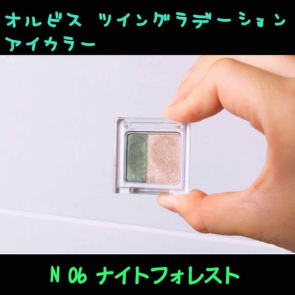 ツイングラデーションアイカラー/オルビス/アイシャドウパレットを使ったクチコミ(1枚目)