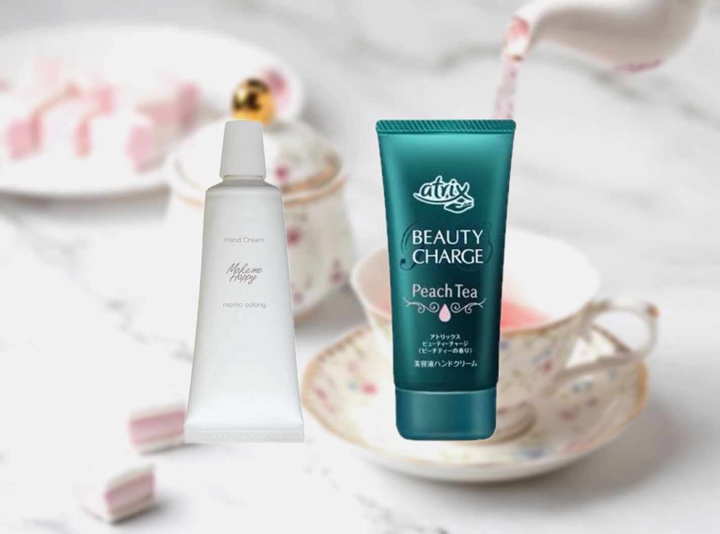 ビューティーチャージ ピーチティーの香り/アトリックス/ハンドクリームを使ったクチコミ(1枚目)