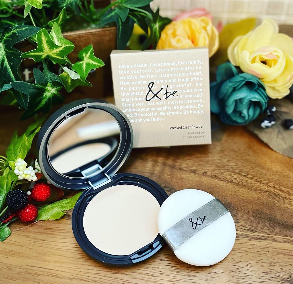 プレストクリアパウダー/&be/プレストパウダーを使ったクチコミ(2枚目)