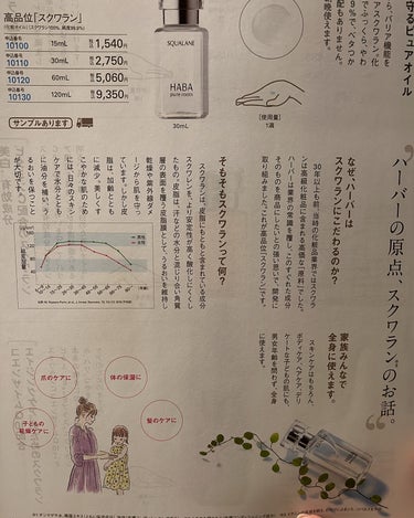 高品位「スクワラン」/HABA/フェイスオイルを使ったクチコミ（2枚目）