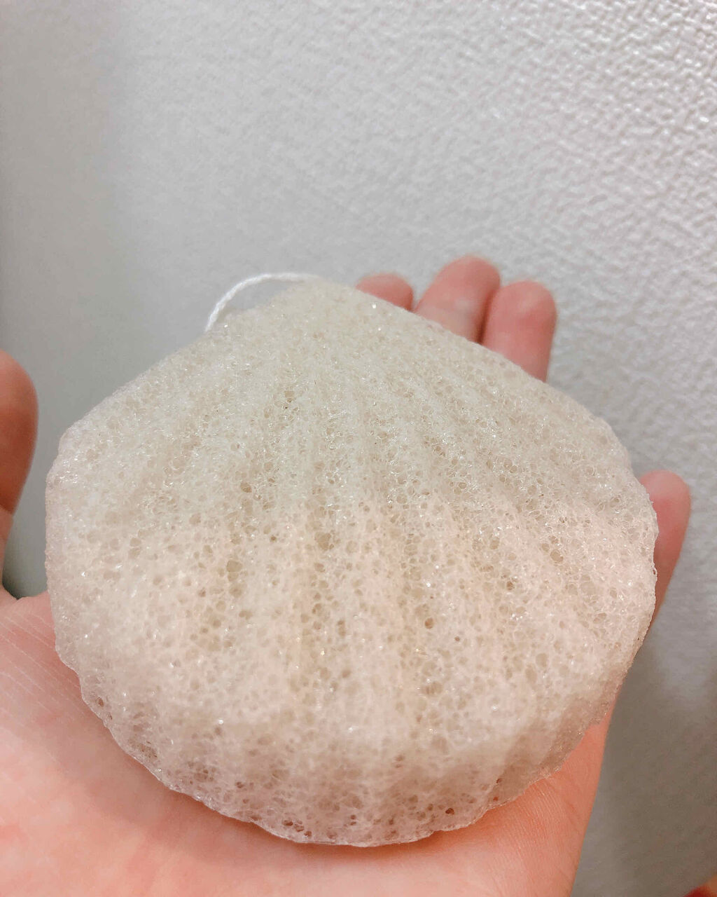 天然こんにゃくパフ/DAISO/その他スキンケアグッズを使ったクチコミ（2枚目）