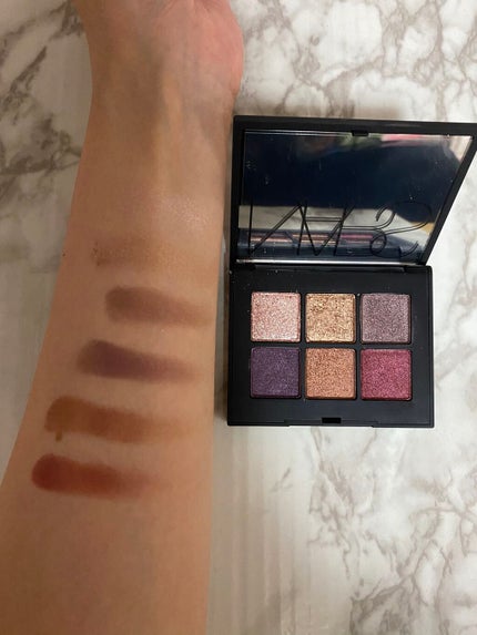 ヴォワヤジュールアイシャドウパレット/NARS/アイシャドウパレットを使ったクチコミ(3枚目)
