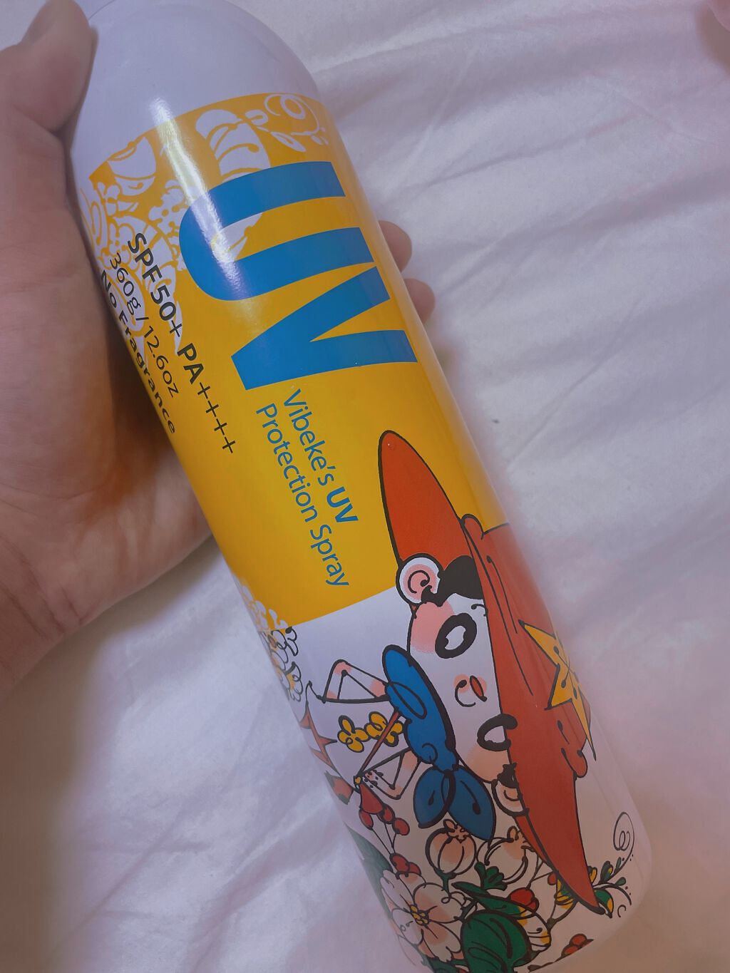 ビベッケの全身まるごとサラサラUVスプレー SPF50+ PA++++ 無香料 300g/クイックレスポンス/日焼け止めミスト・スプレーを使ったクチコミ（2枚目）