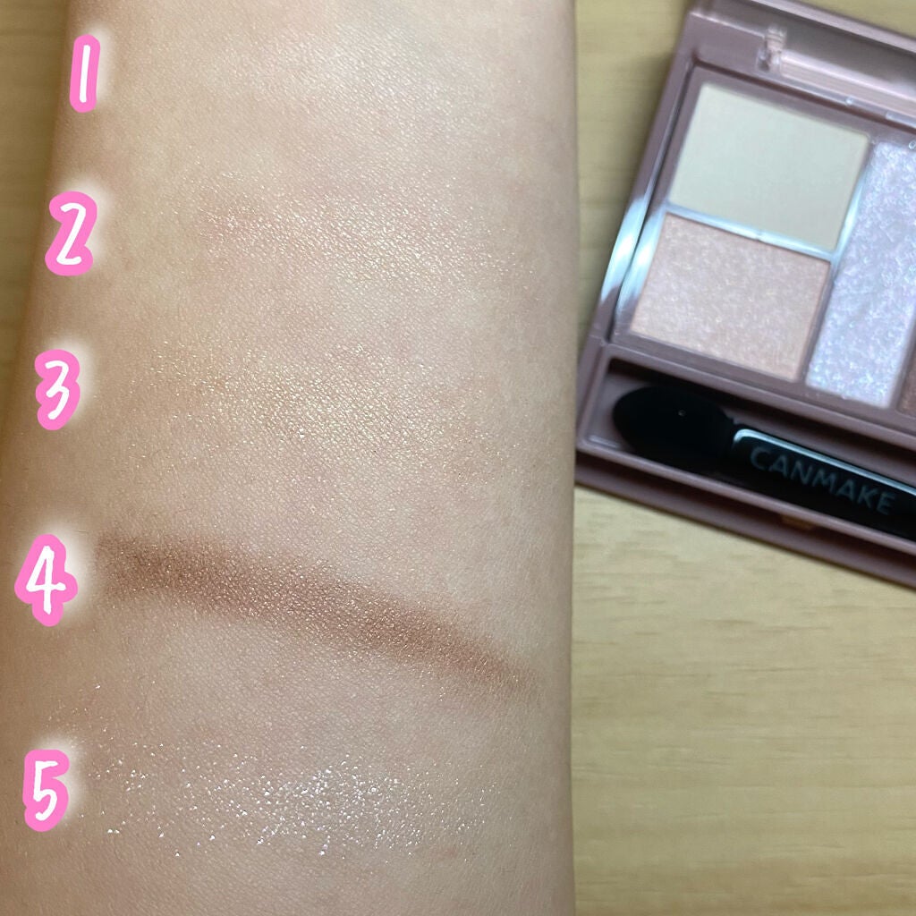 パーフェクトスタイリストアイズ/キャンメイク/アイシャドウパレットを使ったクチコミ(3枚目)