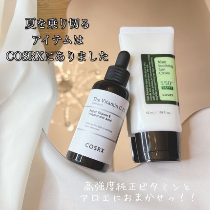 アロエスージングUVクリーム SPF50+ PA+++/COSRX/日焼け止めクリームを使ったクチコミ(1枚目)