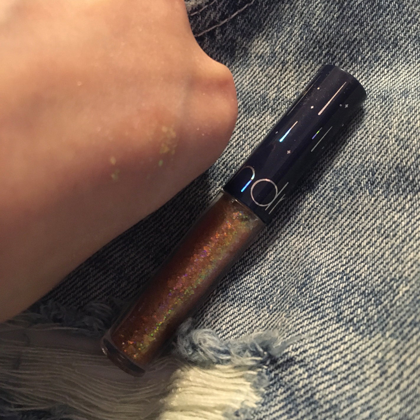 リキッド グリッター シャドウ/rom&nd/グリッターを使ったクチコミ(1枚目)