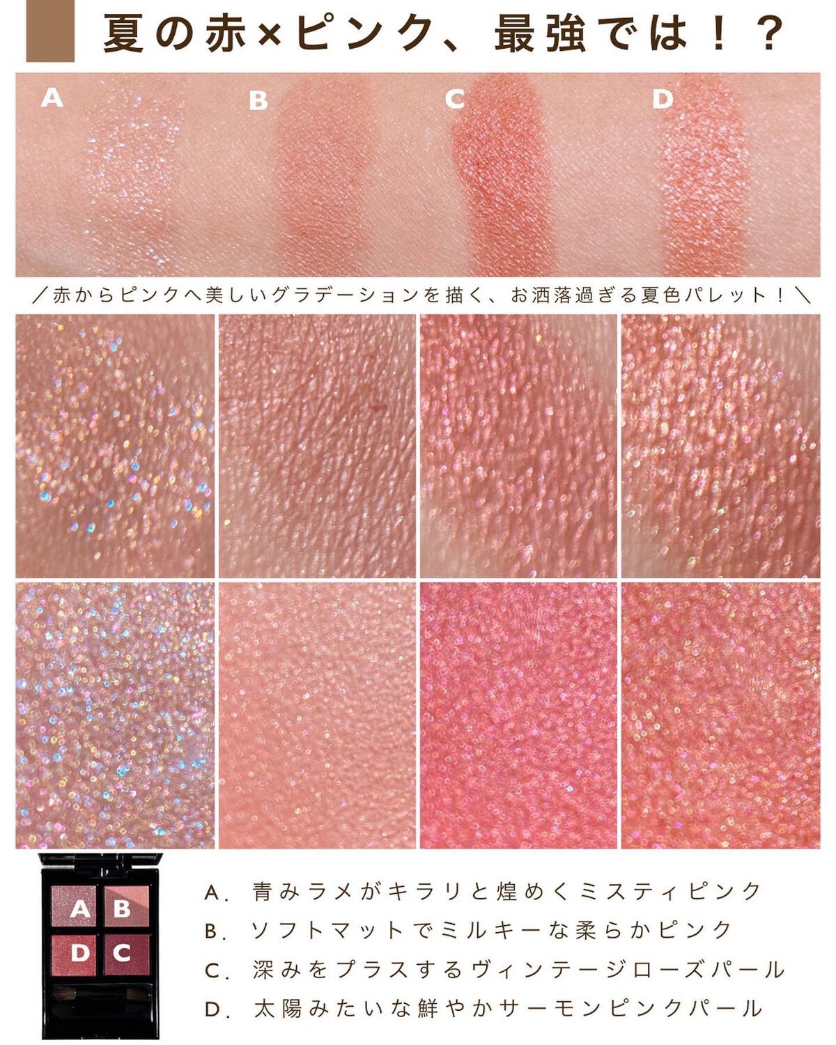 アディクション ザ アイシャドウ パレット/ADDICTION/アイシャドウパレットを使ったクチコミ(4枚目)