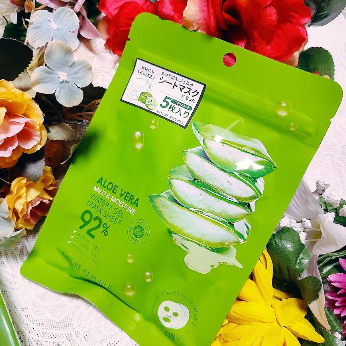 マイルド&モイスチャーアロエジェル/ネイチャーリパブリック/ボディローションを使ったクチコミ(3枚目)