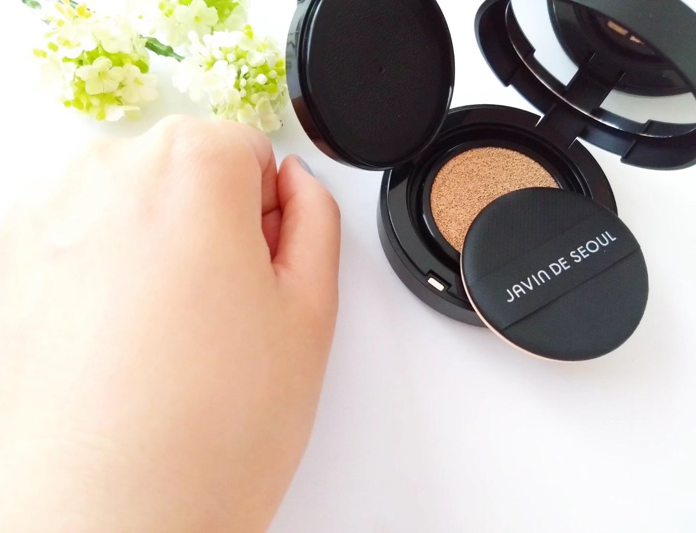 ジャビンドゥソウル ウインクファンデーションパクト/Javin De Seoul/クッションファンデーションを使ったクチコミ(7枚目)