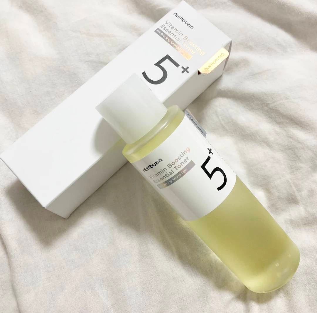 5番 白玉グルタチオンCエッセンシャルトナー/numbuzin/化粧水を使ったクチコミ(5枚目)