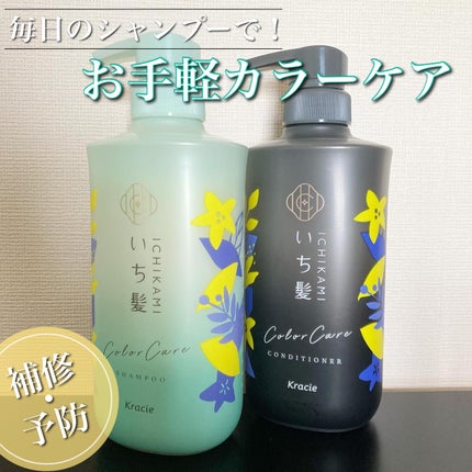 カラーケア&ベーストリートメント in シャンプー/コンディショナー コンディショナー 480g/いち髪/市販シャンプーを使ったクチコミ(1枚目)