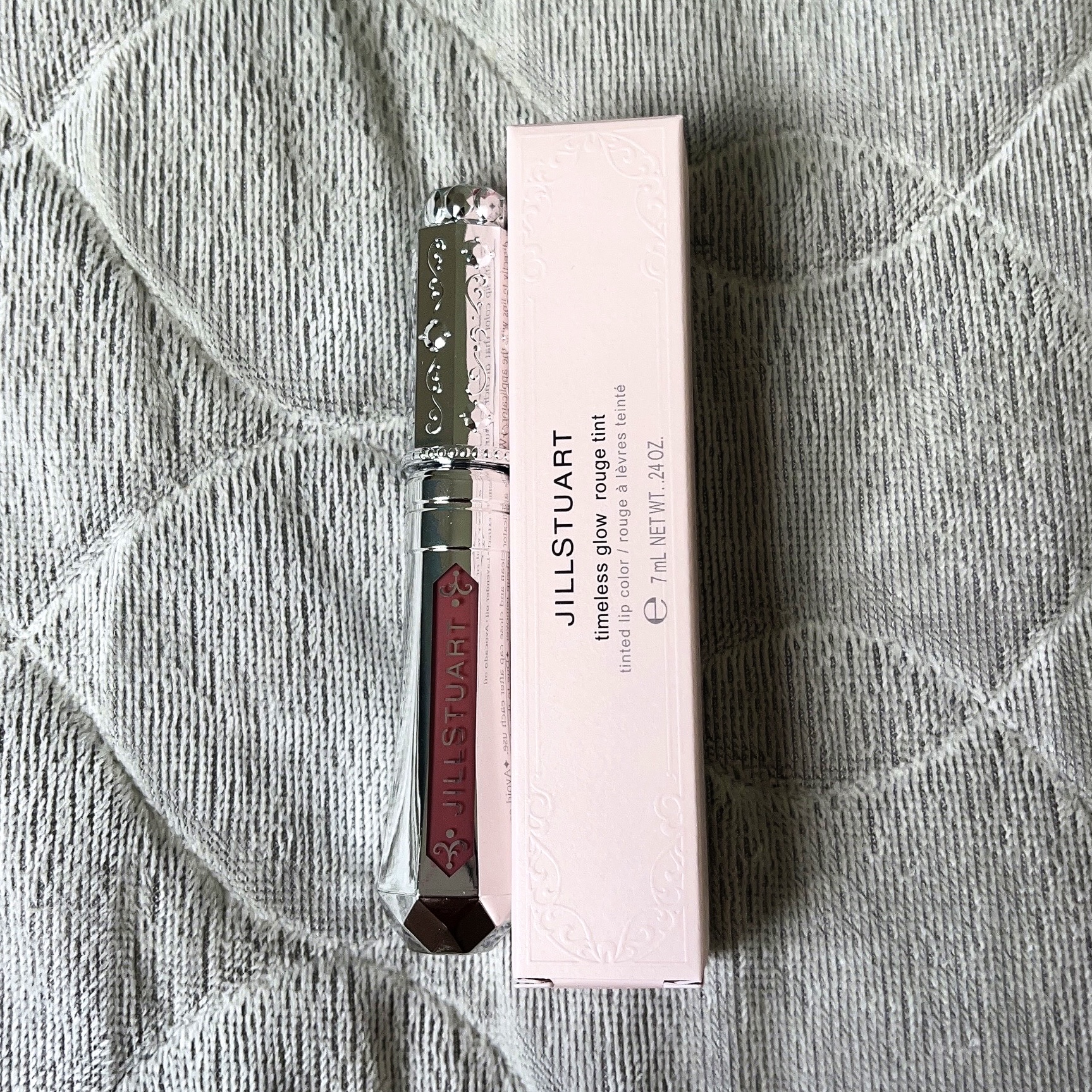 ジルスチュアート タイムレスグロウ ルージュティント 104 autumn jazz(限定)/JILL STUART/リップティントを使ったクチコミ（2枚目）