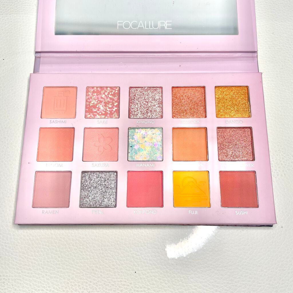 GO TRAVEL 15色アイシャドウパレット/FOCALLURE/アイシャドウパレットを使ったクチコミ(2枚目)