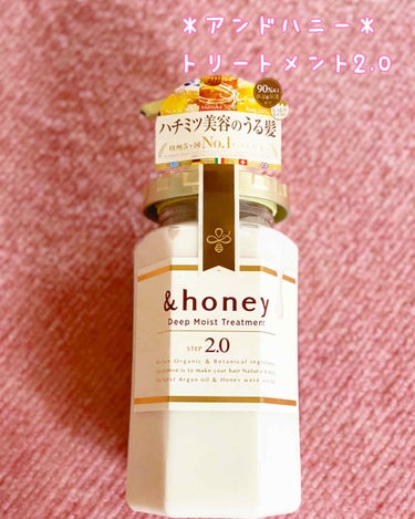 ディープモイスト シャンプー1.0／ヘアトリートメント2.0/&honey/シャンプー・コンディショナーを使ったクチコミ（1枚目）