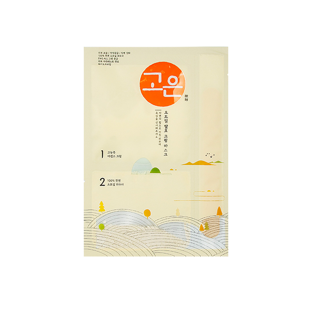 GOUN クリームマスクパック オートミール