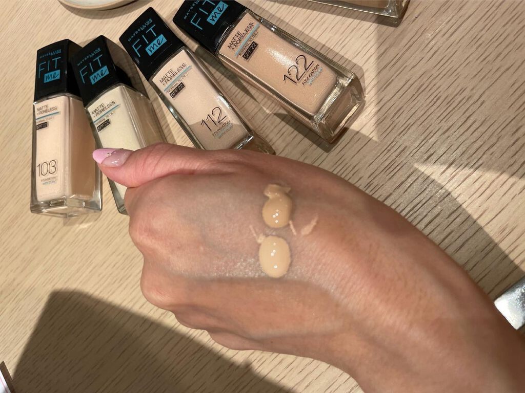 フィットミー リキッドファンデーション R/MAYBELLINE NEW YORK/リキッドファンデーションを使ったクチコミ(4枚目)