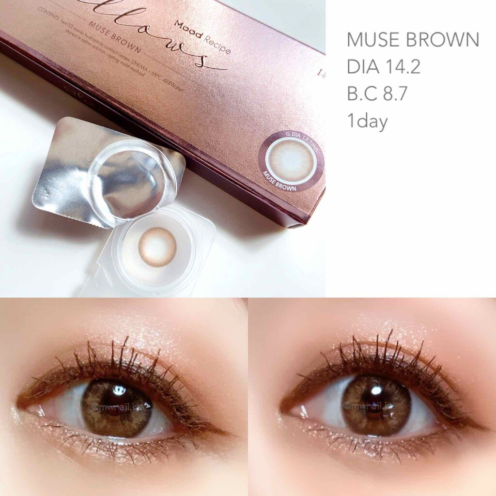 OLOLA メローズワンデーミューズブラウン(Mellows 1day Muse Brown)のクチコミ「今日はカラコンレポ✨


☑︎OLOLA ( オロラ)
Mellows 1day
MUSE .....」（2枚目）