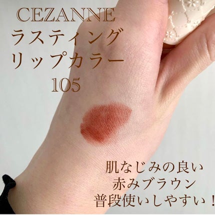 ラスティング リップカラーN/CEZANNE/口紅を使ったクチコミ(2枚目)