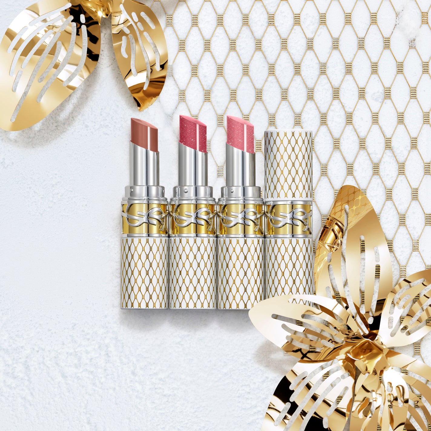 YSL ラブシャインリップスティックコレクター44 &スプリングギフトセット YSL Beauty Club on LIPS 「【先行発売】YSL ラブシャイン