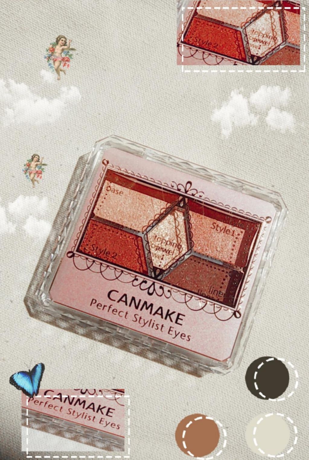 【旧品】パーフェクトスタイリストアイズ/キャンメイク/アイシャドウパレットを使ったクチコミ(1枚目)