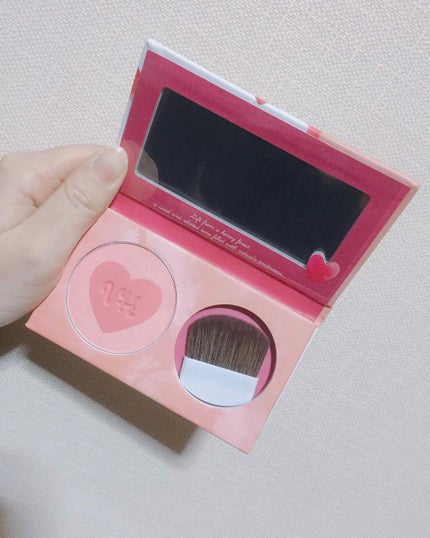 ワンダーハニー ハートフルなピュアチーク/VECUA Honey/パウダーチークを使ったクチコミ(2枚目)