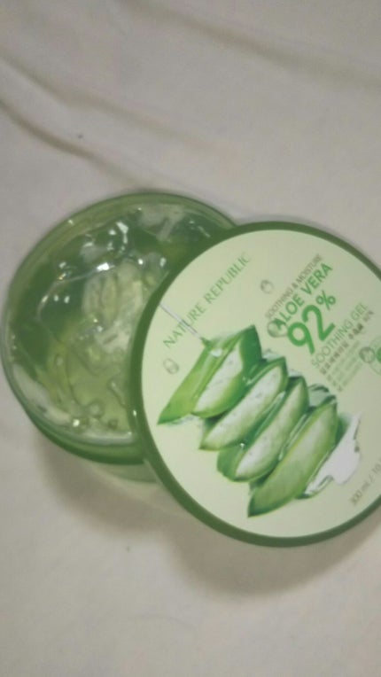 マイルド&モイスチャーアロエジェル/ネイチャーリパブリック/ボディローションを使ったクチコミ(1枚目)