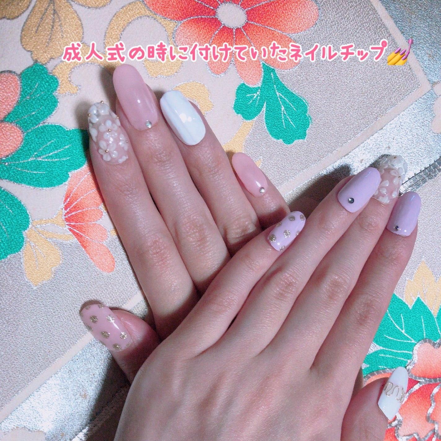 ネイルチップ/DAISO/ネイルチップ・パーツを使ったクチコミ(1枚目)