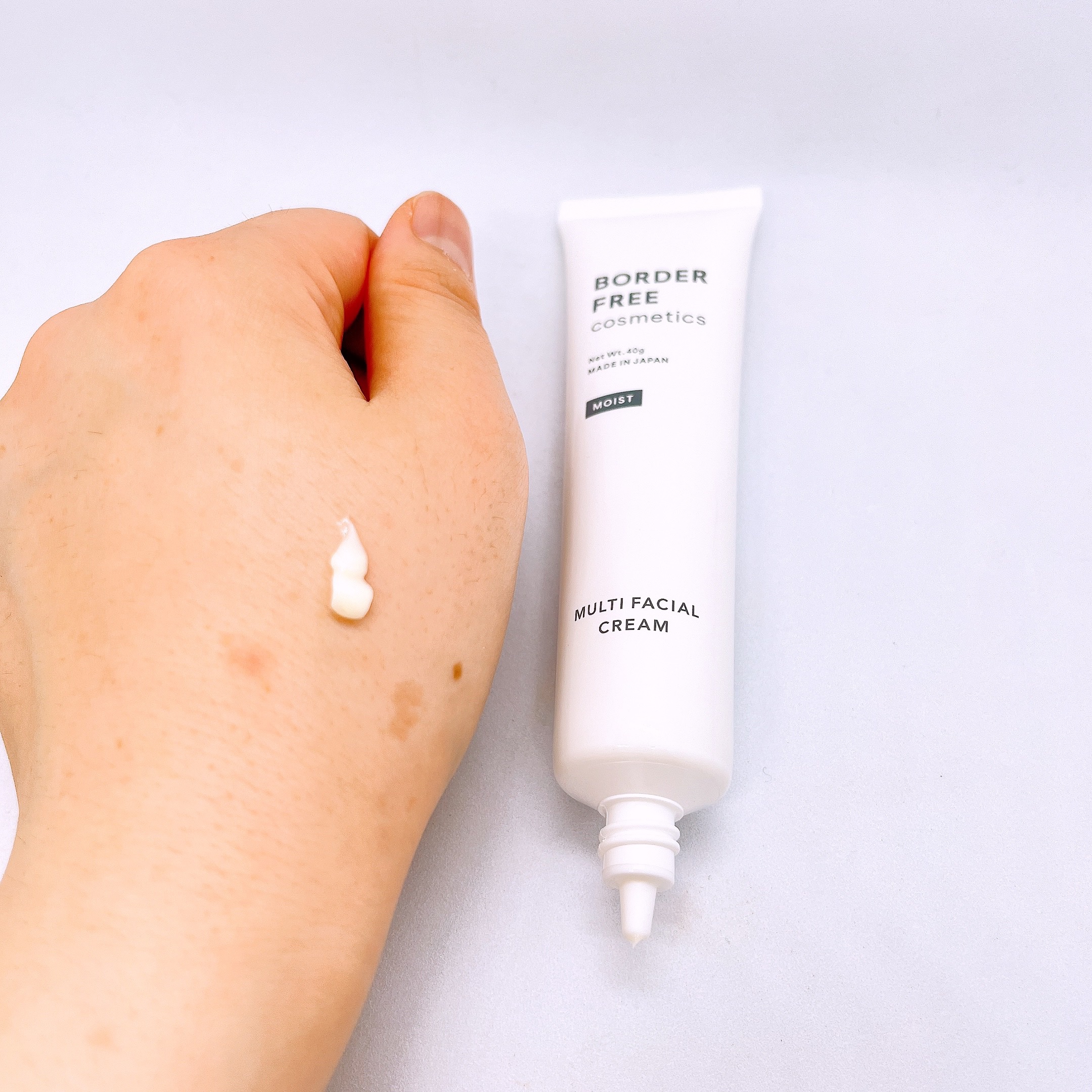 マルチフェイシャルクリーム MOIST/BORDER FREE cosmetics/フェイスクリームを使ったクチコミ（2枚目）