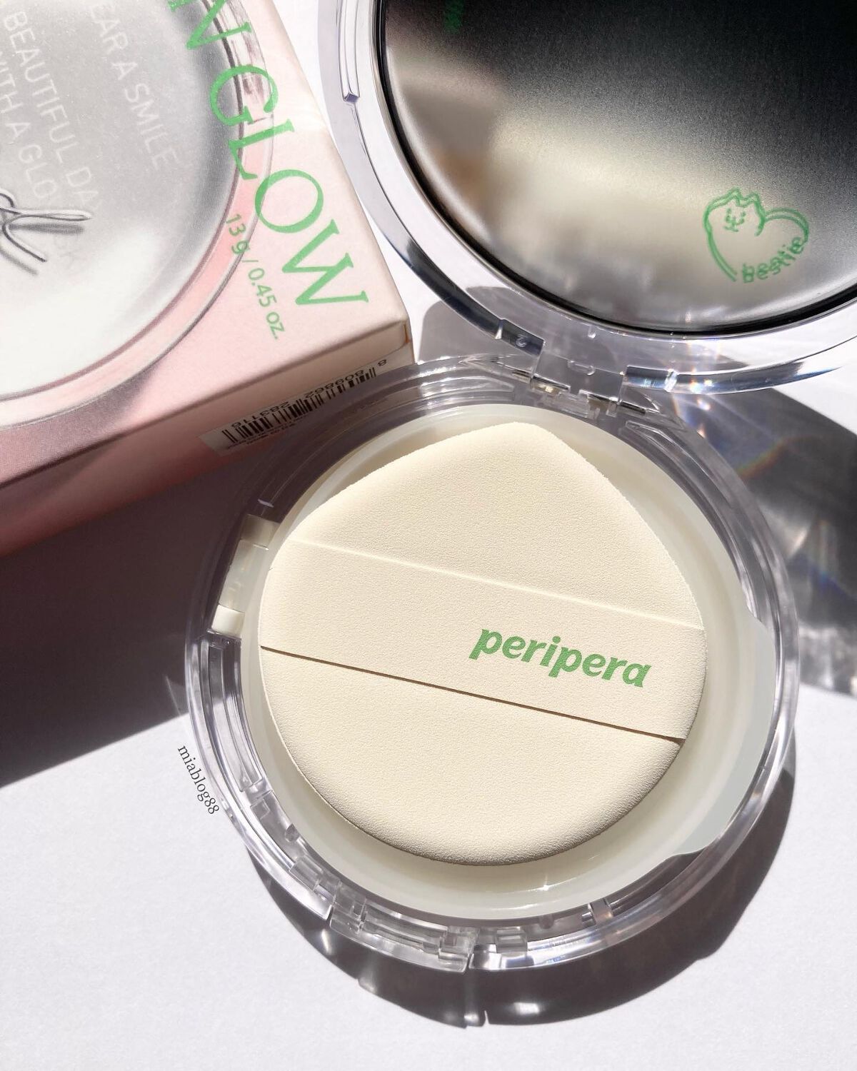 ムードヴィーガングロークッション/PERIPERA/クッションファンデーションを使ったクチコミ（3枚目）