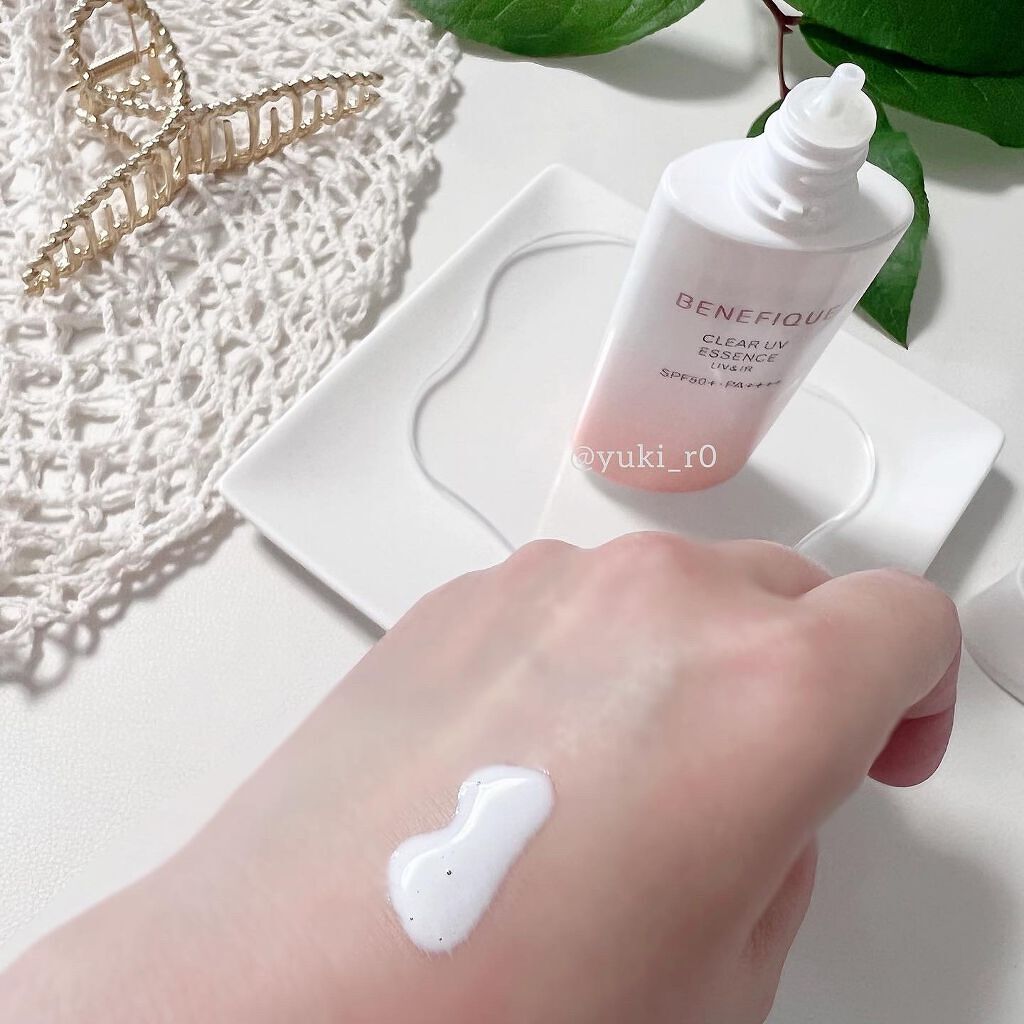 ベネフィーク クリア UV エッセンス(UV&IR)/BENEFIQUE/日焼け止めローションを使ったクチコミ(2枚目)