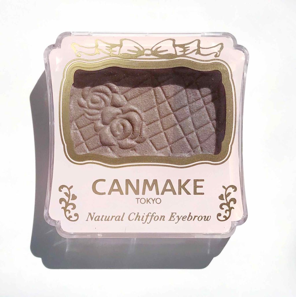 ナチュラルシフォンアイブロウ 02 アーモンドショコラ/キャンメイク/パウダーアイブロウを使ったクチコミ（1枚目）