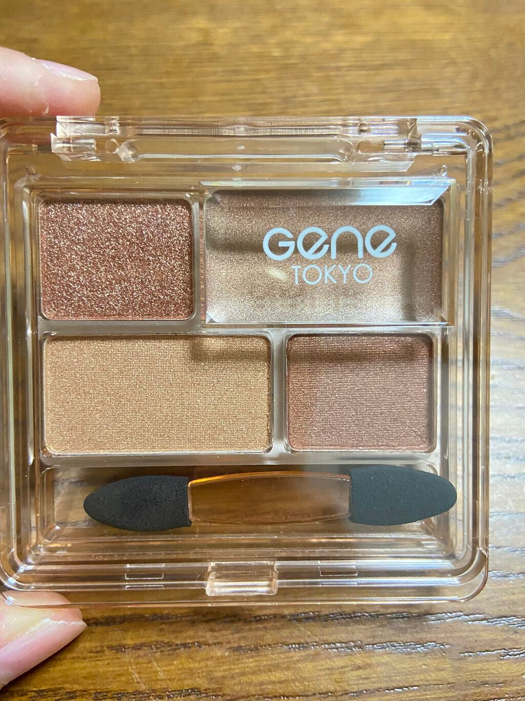 リラクシーアイシャドウ/GENE TOKYO/アイシャドウパレットを使ったクチコミ(2枚目)