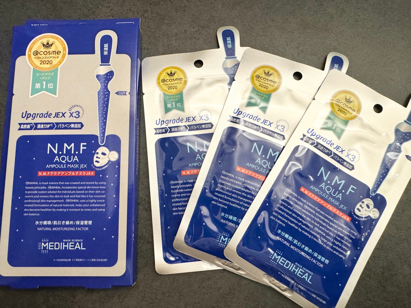 N.M.FアクアアンプルマスクJEX/MEDIHEAL/シートマスク・パックを使ったクチコミ(1枚目)