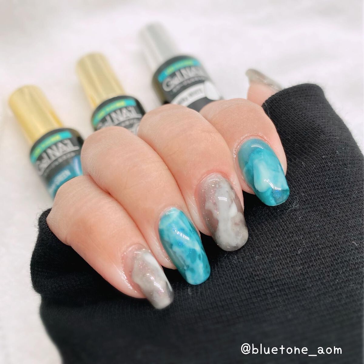 ジェルネイル(ライト対応)/セリア/ジェルネイルを使ったクチコミ(4枚目)