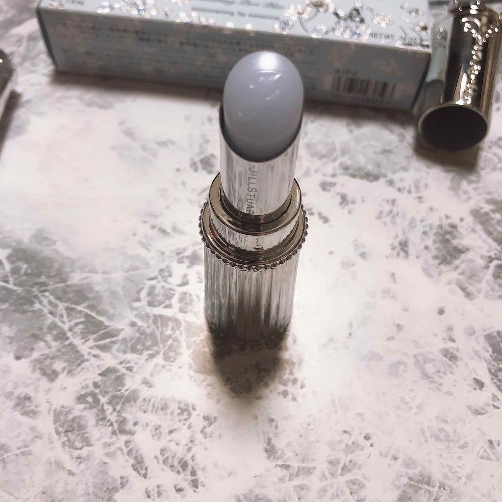 サムシングピュアブルー シマリング リップエッセンス/JILL STUART/リップケアを使ったクチコミ（2枚目）