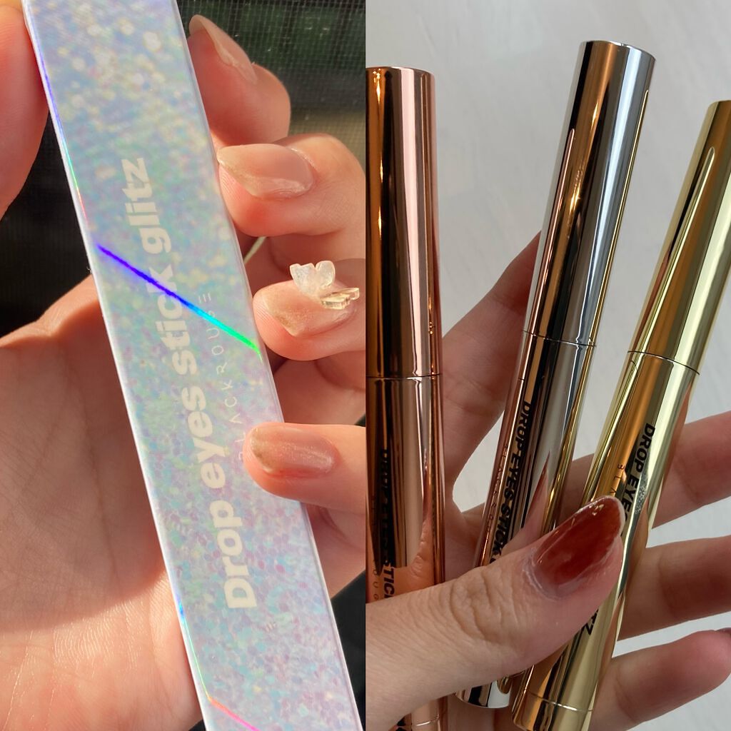 ドロップアイズスティックグリッツ/BLACK ROUGE/スティックアイシャドウを使ったクチコミ(3枚目)