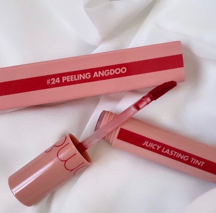 ジューシーラスティングティント/rom&nd/リップティントを使ったクチコミ(1枚目)