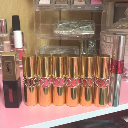 ルージュ ヴォリュプテ シャイン/YVES SAINT LAURENT BEAUTE/口紅を使ったクチコミ(1枚目)